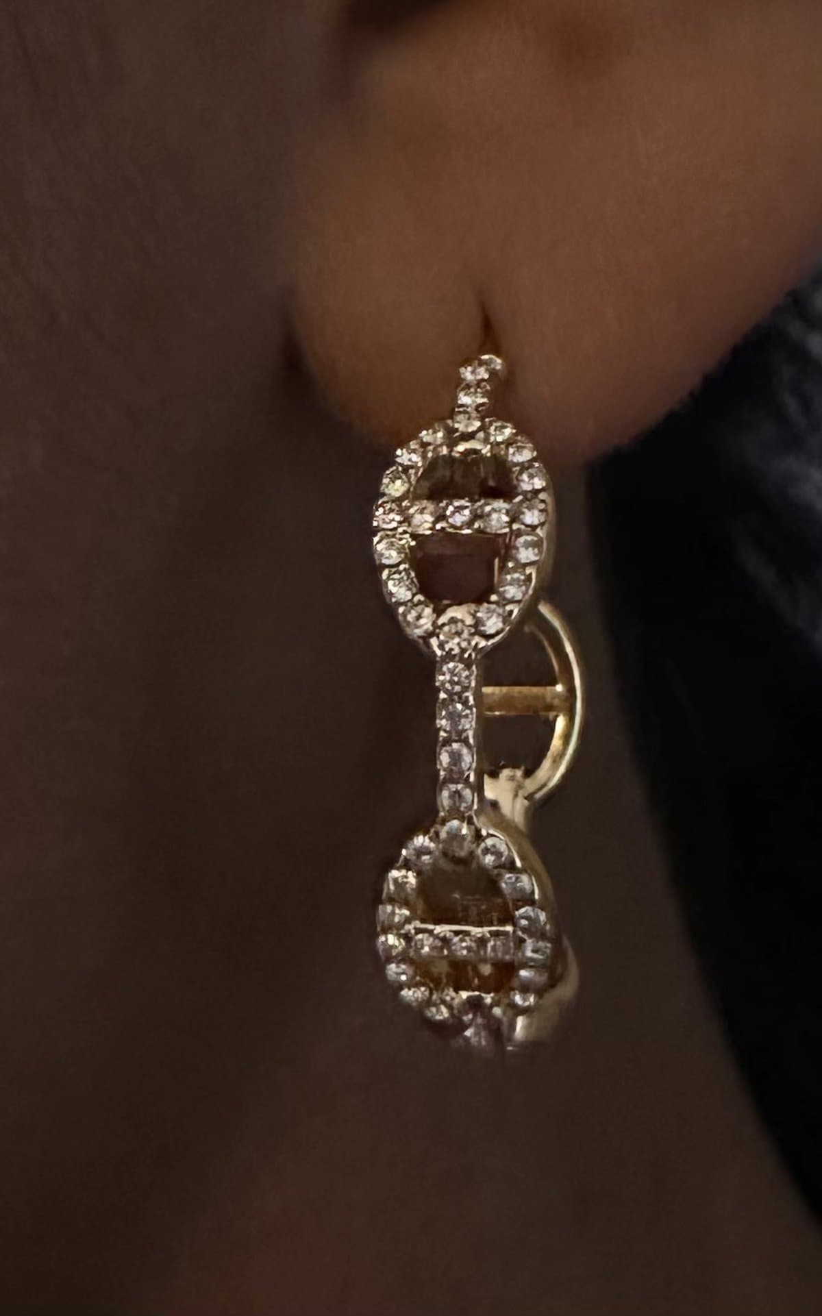 Boucles Aya Doré — Acier inoxydable Doré, bijou KHALYF