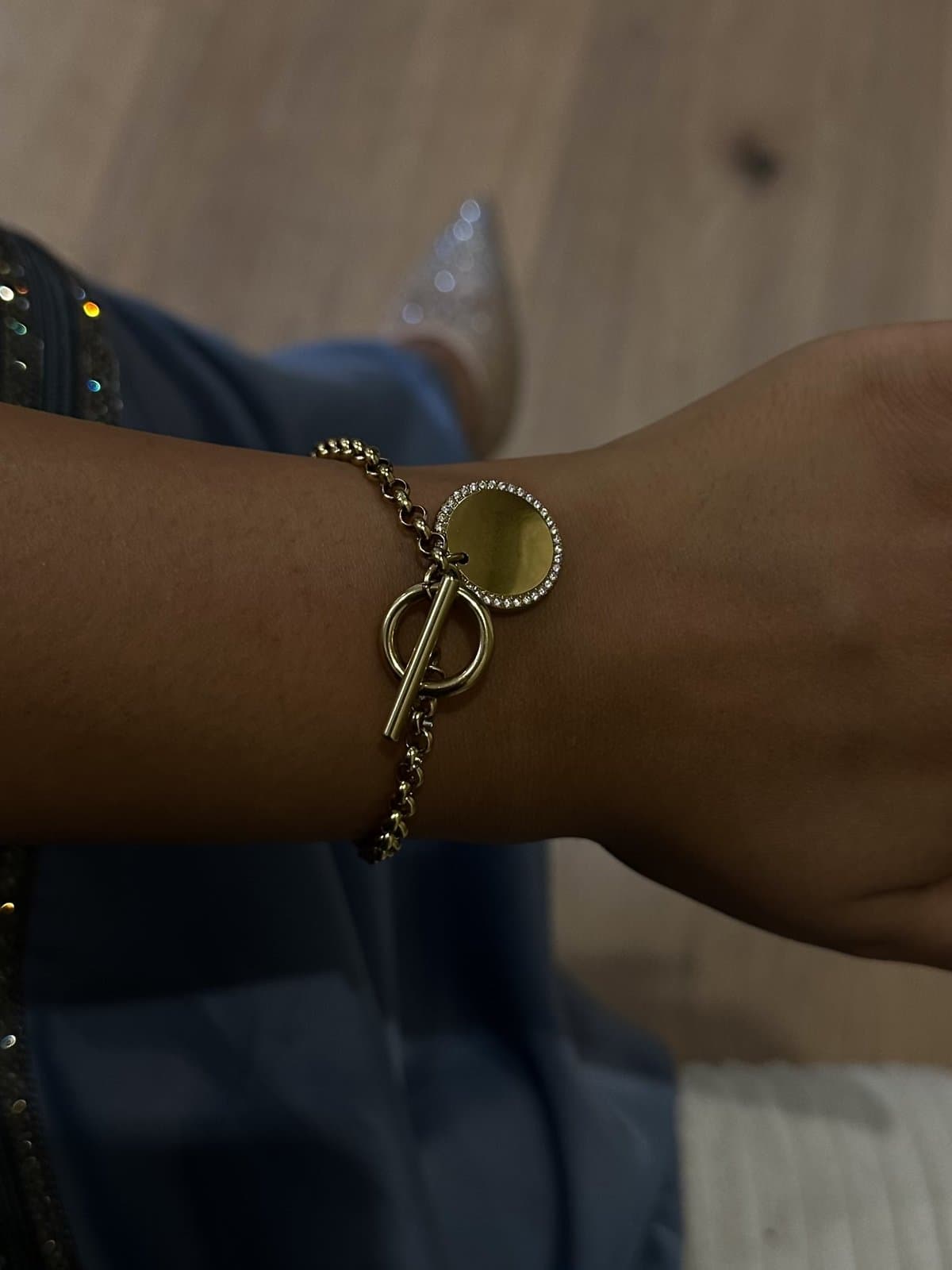 Bracelet Baya — Acier inoxydable Doré, bijou KHALYF