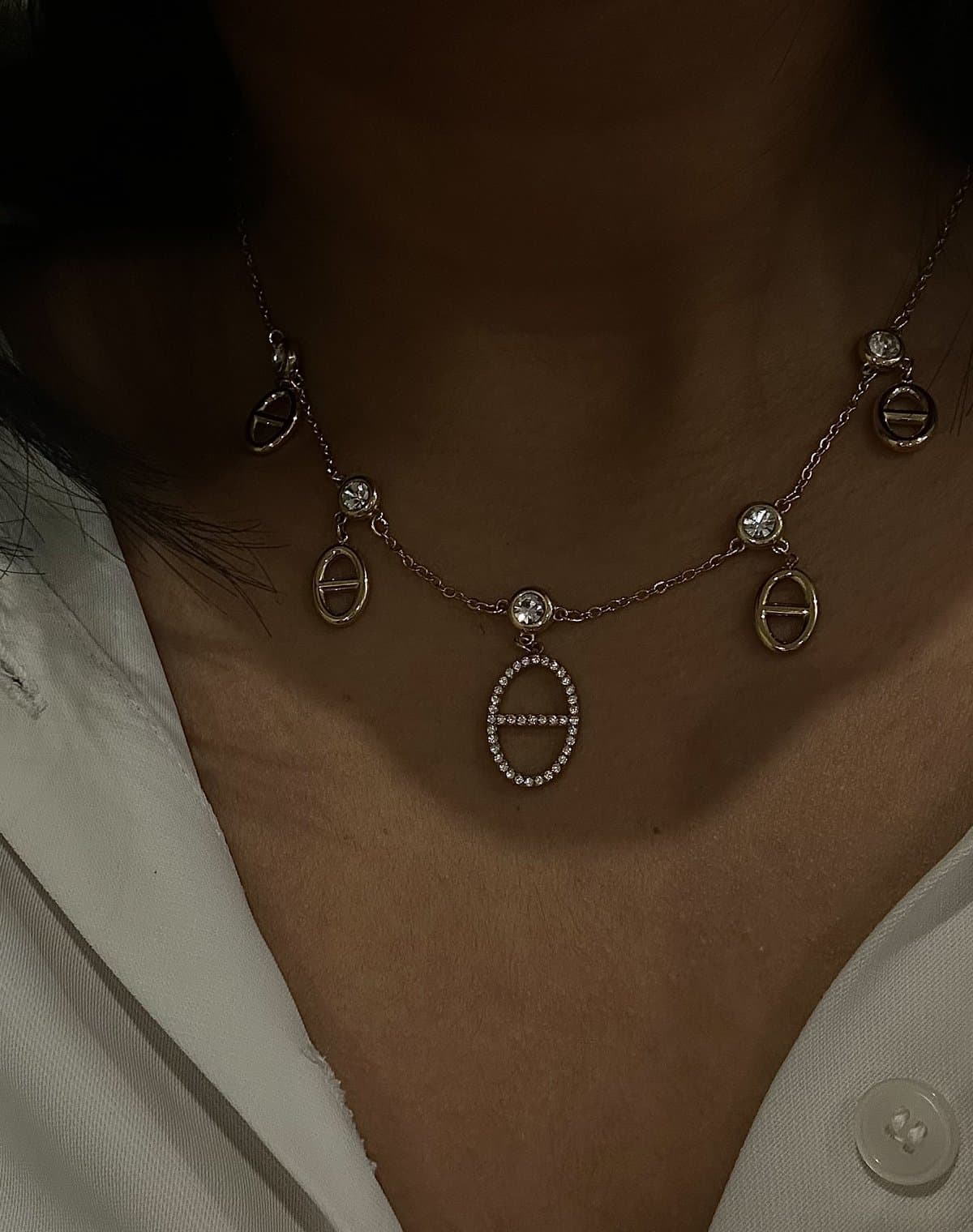 Collier Aya Doré — Acier inoxydable Doré, bijou KHALYF
